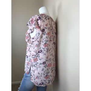 Label by Rachel Roy floral top L